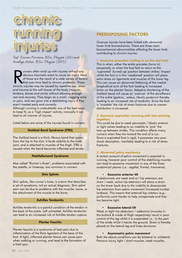 Chronic Running Injuries