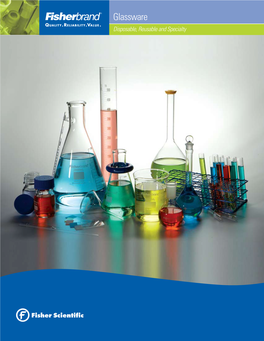 Fisherbrand Reusable Glassware Brochure