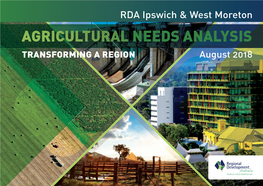 Agricultural Needs Analysis (August 2018)