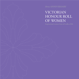 Victorian Honour Roll of Women