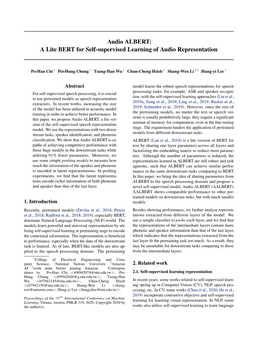 A Lite BERT for Self-Supervised Learning of Audio Representation