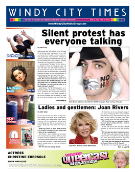Silent Protest Has Everyone Talking by Sarah Toce