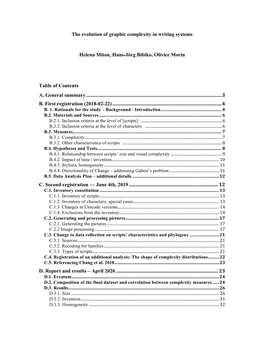 The Evolution of Graphic Complexity in Writing Systems Helena Miton, Hans