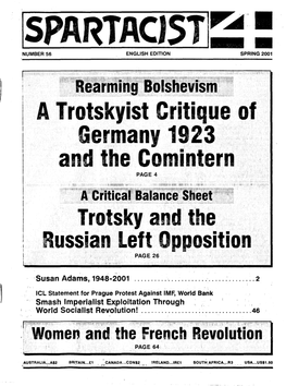 A Trotskyist Critique of Germany 1923 and the Comintern PAGE 4