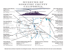 Siskiyou County Museums Brochure