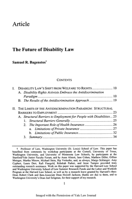 The Future of Disability Law