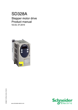 SD328A Stepper Motor Drive Product Manual V2.03, 07.2010