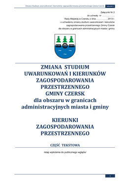 Załącznik Nr 2 Do Uchwały Nr ……………