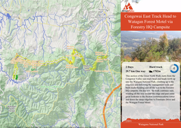 Congewai East Track Head to Watagan Forest Motel Via Forestry HQ Campsite