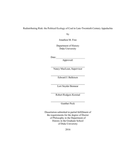 Duke University Dissertation Template