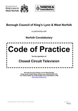 Code of Practice