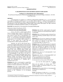 Research Article P4-Decomposition of Line