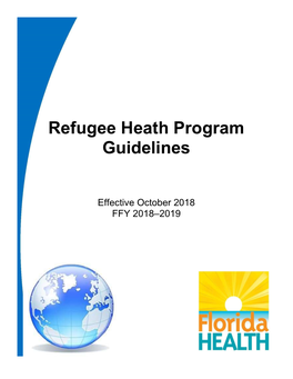 Refugee Heath Program Guidelines