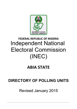 Directory of Polling Units Abia State