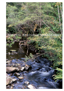 Natural Resource Management 26 Natural Resource Management