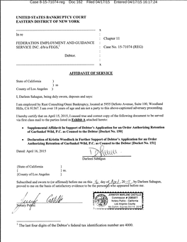 Case 8-15-71074-Reg Doc 162 Filed 04/17/15 Entered 04/17/15 16:17:24