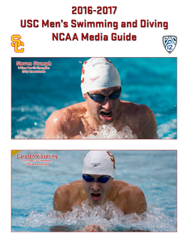 2016-2017 USC Men's Swimming and Diving NCAA Media Guide