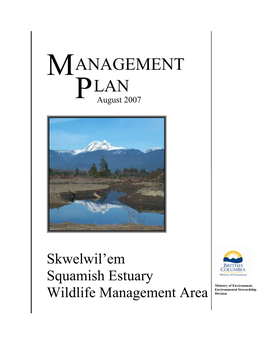 Skwelwil'em Squamish Estuary Wildlife Management Plan