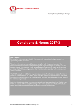 Conditions & Norms 2017-3