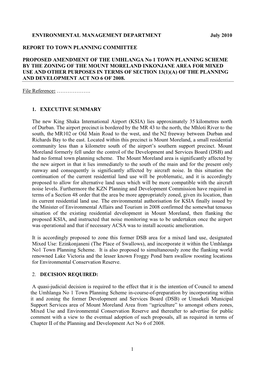 Mt Moreland Rezoning Report July 2010-1