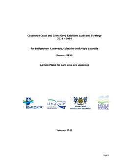 Causeway Coast and Glens Good Relations Audit and Strategy 2011 – 2014