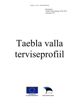 Taebla Valla Terviseprofiil