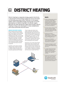 District Heating District Heating