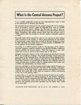 What Is the Central Arizona Project?