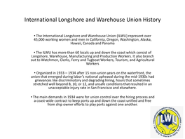 ILWU History