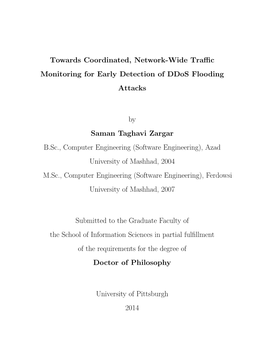 Towards Coordinated, Network-Wide Traffic