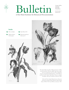 Of the Hunt Institute for Botanical Documentation