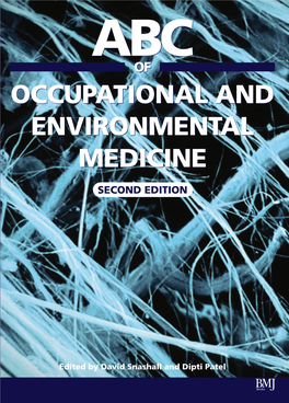 Abc of Occupational and Environmental Medicine