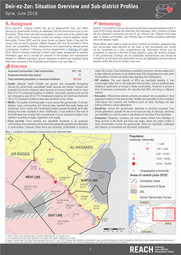 Deir-Ez-Zor: Situation Overview and Sub-District Profiles Syria, June 2018