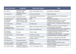 PLM EDS Technologies Pvt. Ltd. I