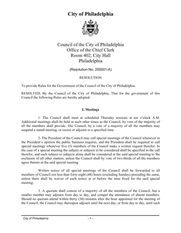 Rules of Council Be Suspended So As to Permit the Use of a Consent Agenda to Consider Bills on Council’S Final Passage Calendar