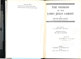 The Passion Lord Jesus Christ