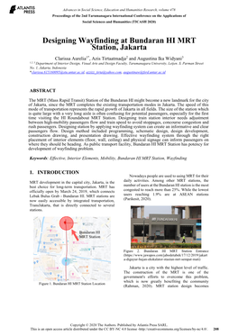 Designing Wayfinding at Bundaran HI MRT Station, Jakarta