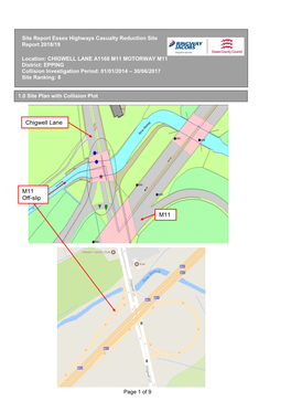 Chigwell Lane M11 M11 Off-Slip