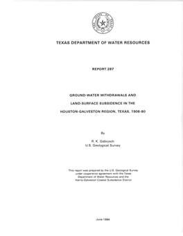 Ground-Water Withdrawals and Land-Surface Subsidence in The