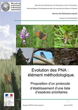 Evolution Des PNA : Élément Méthodologique