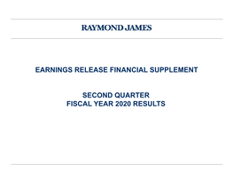 Earnings Supplement