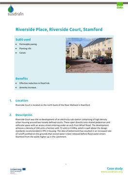 Riverside Place, Riverside Court, Stamford