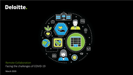 Remote Collaboration: Facing the Challenges of COVID-19 | Deloitte