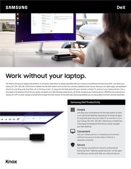 Work Without Your Laptop