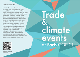 Trade Climate Events Final Email