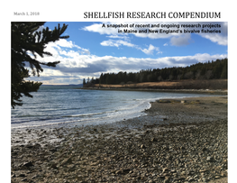 Maine Shellfish Research Compendium