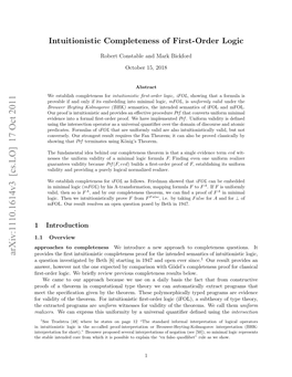 Intuitionistic Completeness of First-Order Logic with Respect to Uniform Evidence Semantics