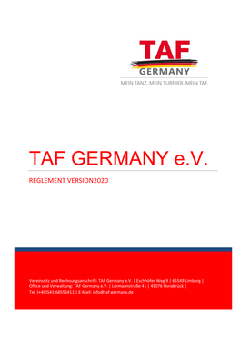 TAF GERMANY Ev