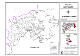 Village Map Taluka: Bhamragad District: Gadchiroli Chhattisgarh State Etapalli