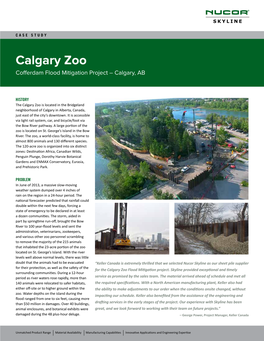 Calgary Zoo Cofferdam Flood Mitigation Project – Calgary, AB
